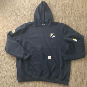 Barstool Sports Exclusive Carrhart Iowa Patch Hoodie XXL NWT.